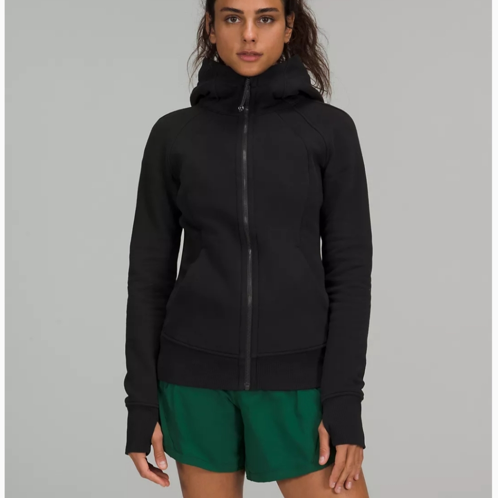 Lululemon Scuba Full Zip Hoodie in Black